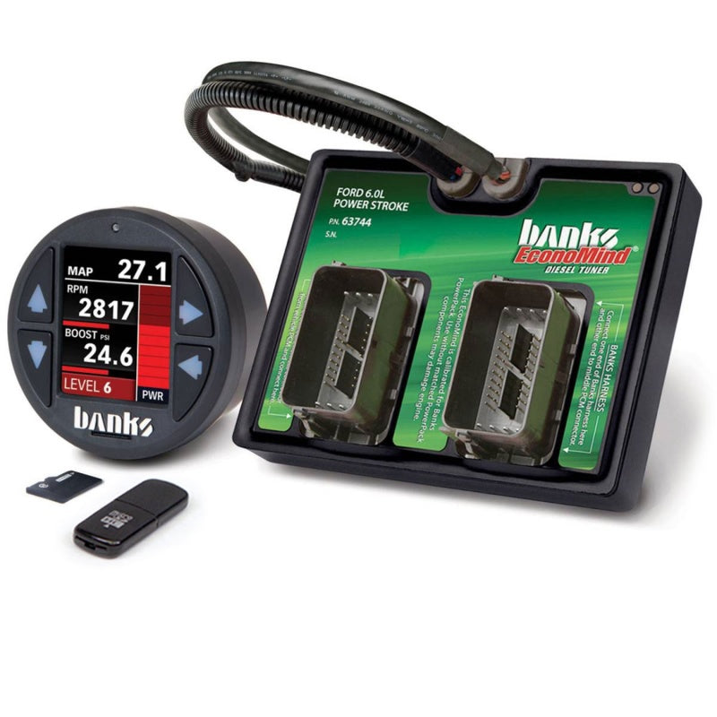 Banks Power 03-07 Ford F-250/F-350/F-450 6.0L Economind Diesel Tuner w/ Banks iDash-1.8 DataMonster 61451 61451 Photo - Primary