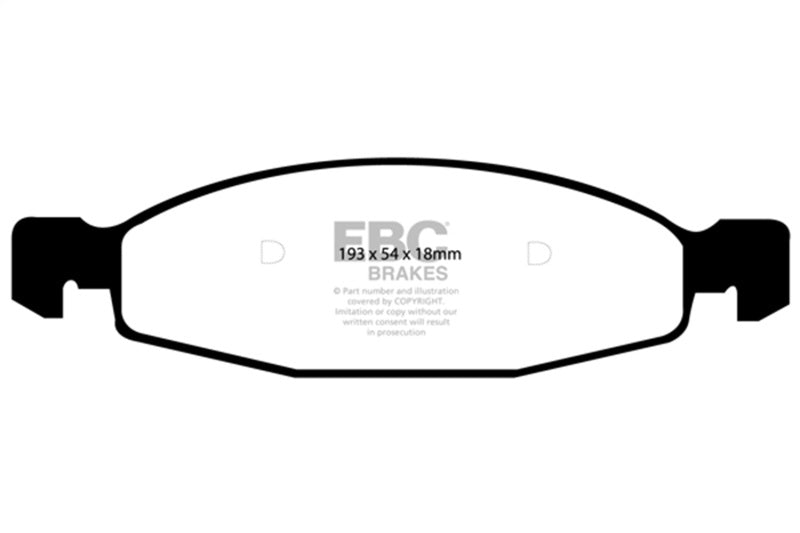 EBC Disc Brake Pad Set DP61312 Photo - Primary