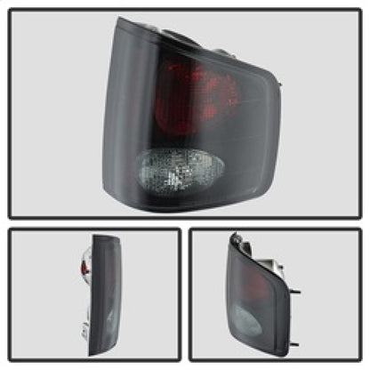 Spyder Chevy S10 94-04/Isuzu Hombre 96-00 Euro Tail Lights Blk Smke ALT-YD-CS1094-BSM 5078049 5078049 Photo - Unmounted
