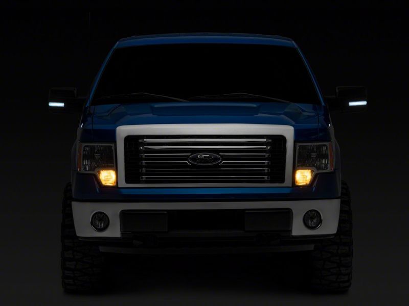 Raxiom 09-14 Ford F-150 Axial Series White LED Mirror Turn Signal- Clear T556985 T556985 Photo - Close Up