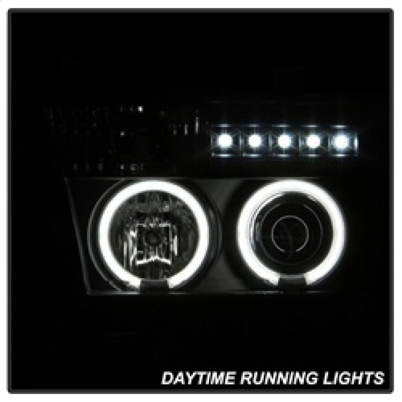 Spyder Toyota Tundra 07-13 Projector Headlights CCFL Halo LED Blk PRO-YD-TTU07-CCFL-BK 5030306 5030306 Photo - Unmounted