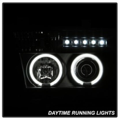 Spyder Toyota Tundra 07-13 Projector Headlights CCFL Halo LED Blk PRO-YD-TTU07-CCFL-BK 5030306 5030306 Photo - Unmounted