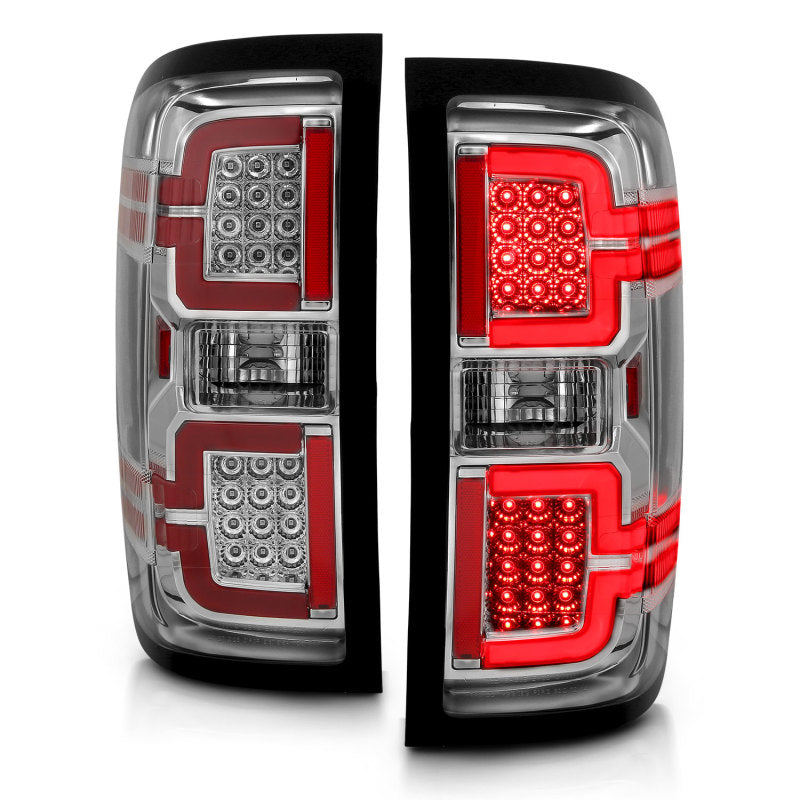 ANZO 2014-2018 Chevy Silverado 1500 LED Taillights Chrome 311291 311291 Photo - Unmounted