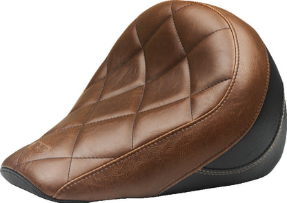 Mustang Motorcycle Mustang 18-21 Indian Scout Bobber Standard Touring Solo Seat Diamond Stitch - Brown 76843 76843 Photo - Primary
