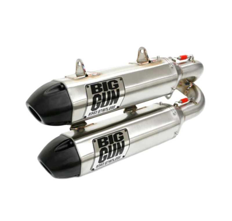 Big Gun 15-23 Polaris RZR 900/TRAIL EXO Stainless Dual Full Syst Exhaust 14-7863