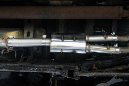 MBRP Stainless Muffler 3in In Single 2.25in Dual Out MBRS5141409 S5141409 Photo - lifestyle view