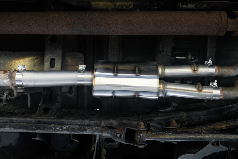 MBRP Stainless Muffler 3in In Single 2.25in Dual Out MBRS5141409 S5141409 Photo - lifestyle view