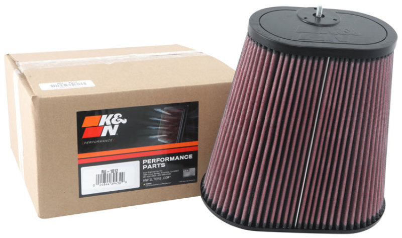 K&N Engineering K&N Universal Clamp-On Air Filter 3-1/8in Dual FLG  8-7/8in X 5-3/16 B 6-1/4in X 4IN T, 9inH W/STUD RU-1012 RU-1012 Photo - out of package