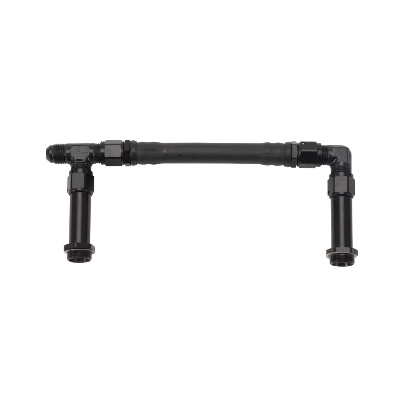 Russell Performance -8 AN to -8 AN Twist-Lok Holley 4150 Dual Inlet Carb Kit (Black) 641165 641165 Photo - Primary