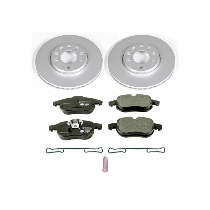 PowerStop Power Stop 03-11 Saab 9-3 Front Euro-Stop Brake Kit ESK978 ESK978 Photo - Primary