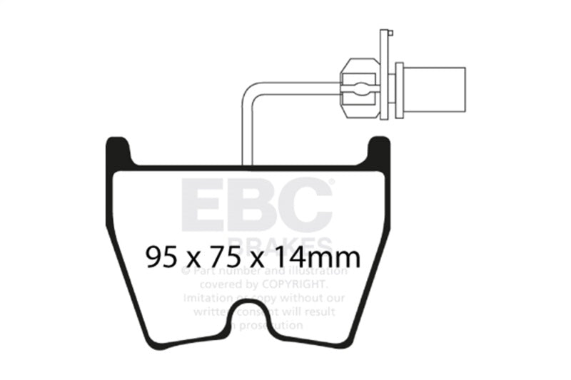 EBC Disc Brake Pad Set DP51513NDX Photo - Primary