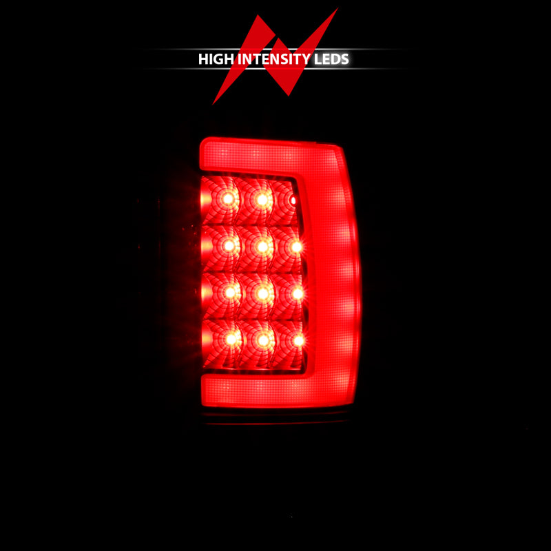 ANZO 1994-2001 Dodge Ram 1500 LED Taillights Plank Style Black w/Clear Lens 311339 311339 User 5