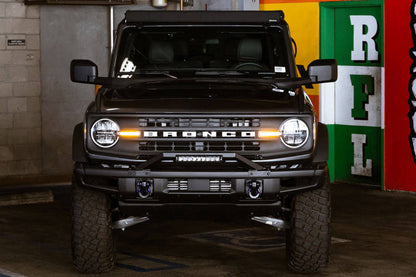 DV8 Offroad 21-22 Ford Bronco Factory Modular Front Bumper Bull Bar LBBR-04 LBBR-04 Photo - Unmounted