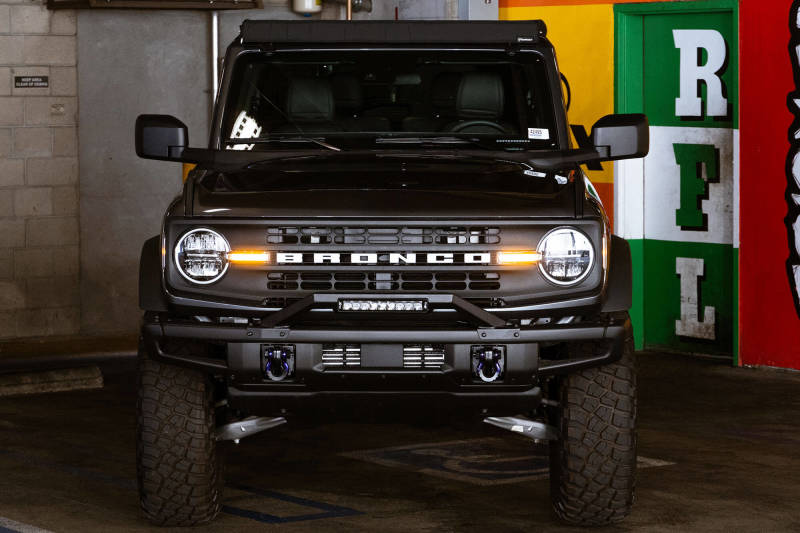 DV8 Offroad 21-22 Ford Bronco Factory Modular Front Bumper Bull Bar LBBR-04 LBBR-04 Photo - Unmounted