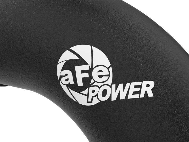 aFe 20-23 GM Diesel Trucks V8 6.6L L5P BladeRunner 3in Aluminum Hot Charge Pipe - Black 46-20448-B 46-20448-B Photo - Close Up
