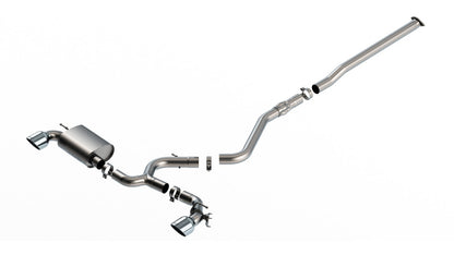 Borla 22-23 Hyundai Kona N 2.0L 4 CYL. Turbo AT/MT ATAK Catback Exhaust Bright Chrome 140926 140926 Photo - Primary