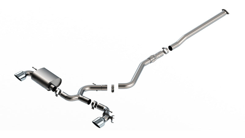 Borla 22-23 Hyundai Kona N 2.0L 4 CYL. Turbo AT/MT ATAK Catback Exhaust Bright Chrome 140926 140926 Photo - Primary