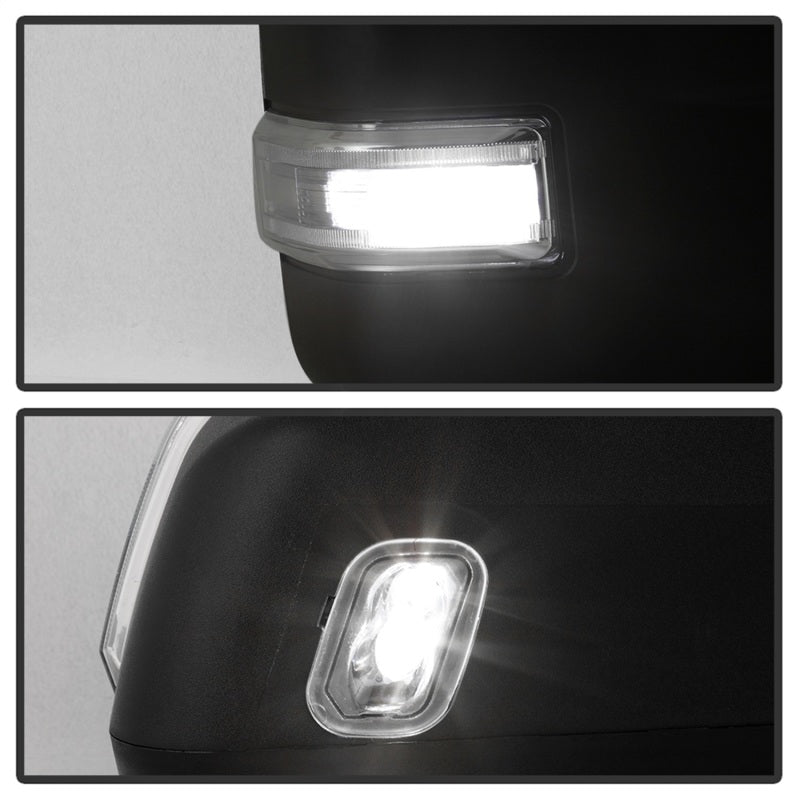 SPYDER xTune 15-17 Ford F-150 Heated LED Telescoping Pwr Mirrors - Clr (Pair) (MIR-FF15015S-G4-PWH-CL-SET) 9943072 9943072 Photo - Unmounted