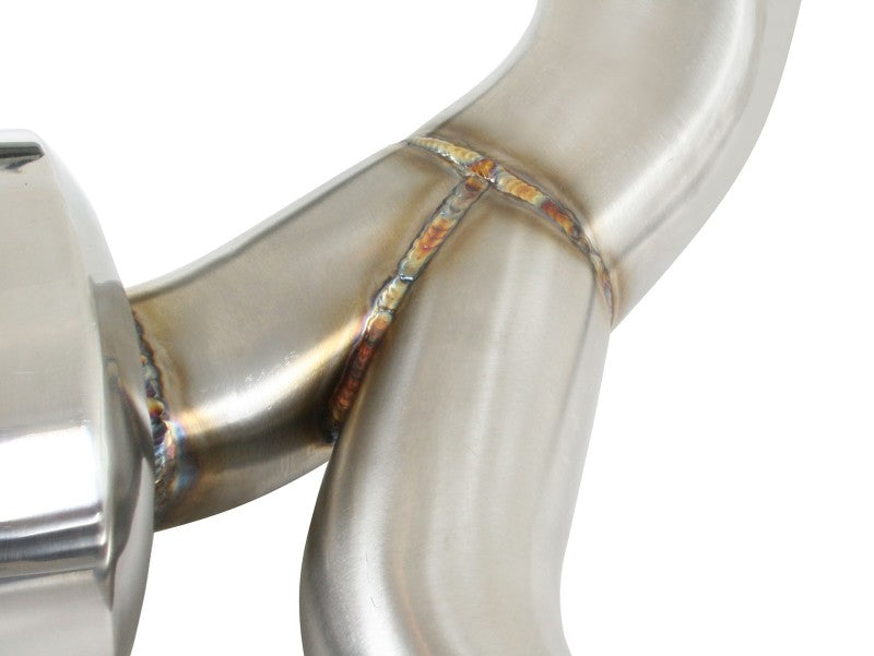 aFe Takeda Exhaust Axle-Back 13-15 Scion FRS / Subaru BRZ 304SS Blue Flame Dual Tips Exhaust 49-36023-L 49-36023-L Photo - Close Up