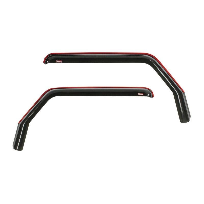 Westin 2018-2019 Jeep Wrangler JL Wade In-Channel Wind Deflector 2pc - Smoke 72-51467 72-51467 Photo - Primary