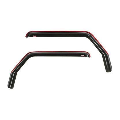 Westin 2018-2019 Jeep Wrangler JL Wade In-Channel Wind Deflector 2pc - Smoke 72-51467 72-51467 Photo - Primary