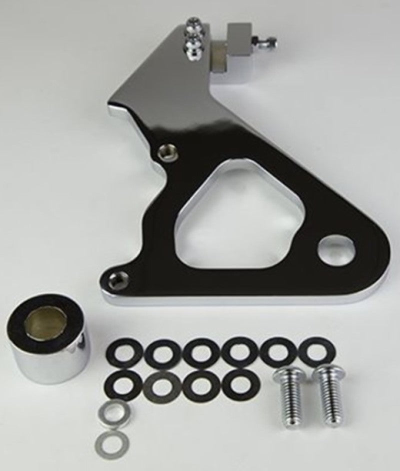 Wilwood Caliper Mounting Kit Chrome w/Bracket GP310 2000-Present Dyna 250-8033 250-8033 User 1