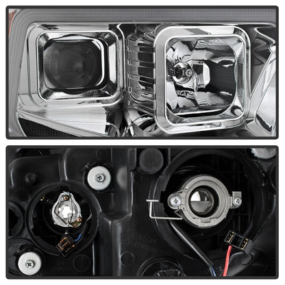 SPYDER xTune 14-17 Toyota Tundra DRL LED Light Bar Projector Headlights - Chrome (PRO-JH-TTU14-LB-C) 9043048 9043048 Photo - Unmounted