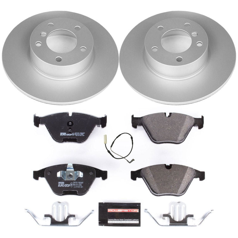 PowerStop Power Stop 08-10 BMW 328i Front Euro-Stop Brake Kit ESK4677 ESK4677 Photo - Primary
