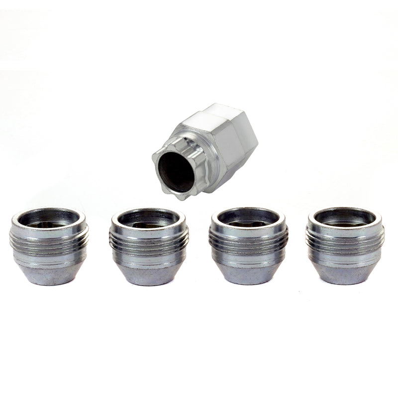 McGard Wheel Lock Nut Set - 4pk. (Under Hub Cap / Cone Seat) 1/2-20 / 3/4 & 13/16 Hex / .775in. L 24010 24010 Photo - Primary