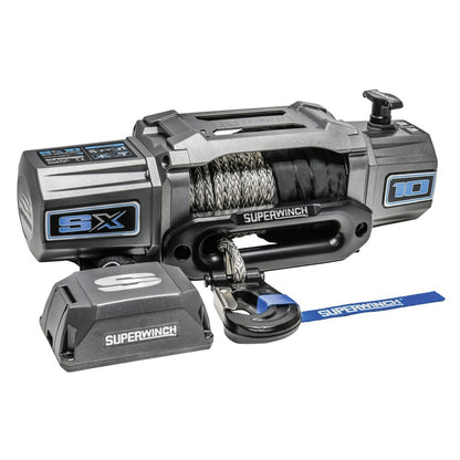 Superwinch 10000 LBS 12 VDC 3/8in x 80ft Synthetic Rope SX 10000 Winch 1710201 1710201 Photo - Unmounted