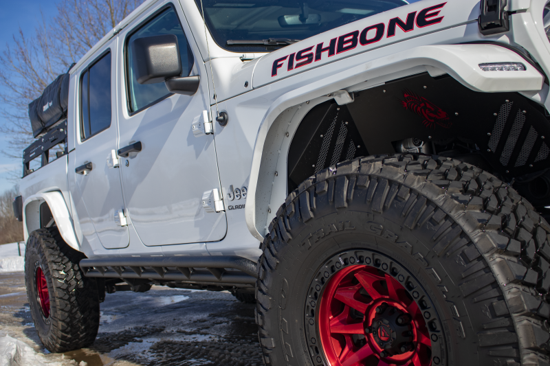 Fishbone Offroad 2020+ Jeep Gladiator JT Rocker Guards FB23142 FB23142 Photo - lifestyle view