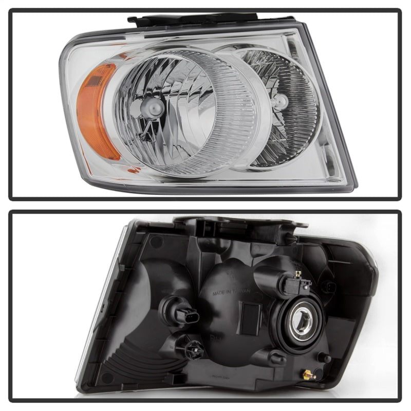 SPYDER xTune 07-09 Dodge Durango OEM Style Headlights - Chrome (HD-JH-DDU07-AM-C) 9042584 9042584 Photo - Unmounted