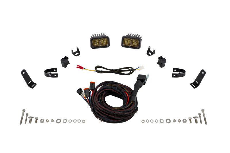 Diode Dynamics Stage Series 1 In Roll Bar Chase Light Kit SSC2 Pro - Yellow (Pair) DD7725 DD7725 Photo - Primary