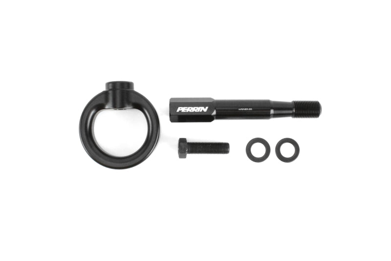 Perrin 15-17 Subaru WRX/STI Tow Hook Kit (Front) - Flat Black PSP-BDY-232BK PSP-BDY-232BK Photo - Primary