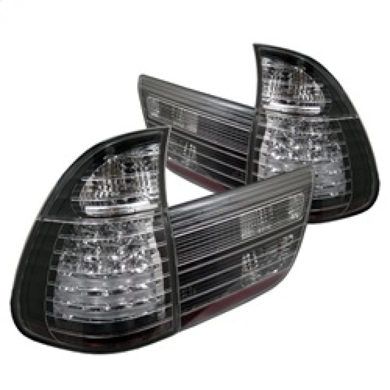Spyder BMW E53 X5 00-06 4PCS LED Tail Lights Black ALT-YD-BE5300-LED-BK 5000781 5000781 Photo - Primary