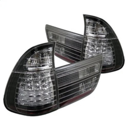 Spyder BMW E53 X5 00-06 4PCS LED Tail Lights Black ALT-YD-BE5300-LED-BK 5000781 5000781 Photo - Primary