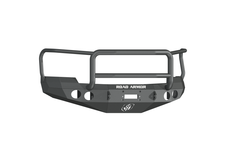 Road Armor 08-10 Chevy 2500 Stealth Front Winch Bumper w/Lonestar Guard - Tex Blk 37205B 37205B Photo - Primary