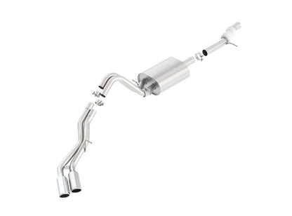 Borla Touring Cat Back 15-16 Chevy Tahoe 5.3L V8 2.75in, 2.25in Dual Same Side Exit 4in Tips 140557 140557 Photo - Primary