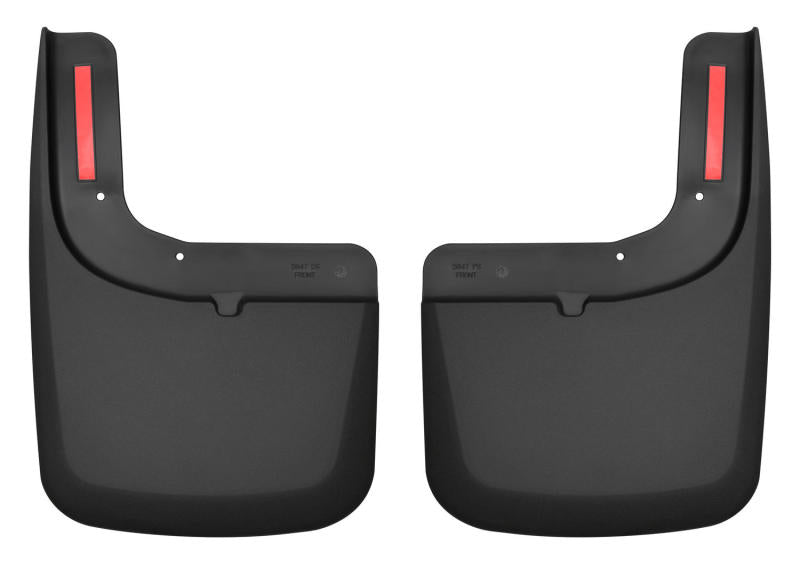 Husky Liners 2017 Ford F-250 / F-350 Super Duty Black Front Mud Guards (w/Flares) 58471 Photo - Primary