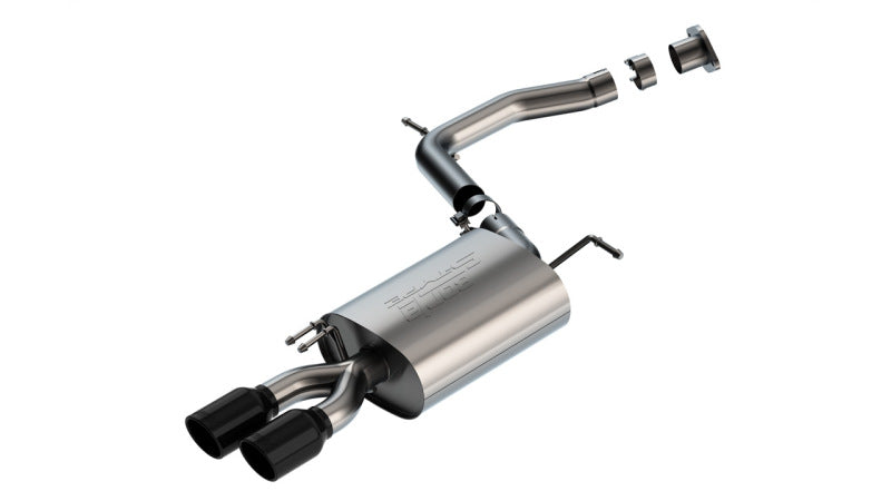 Borla 20-22 Hyundai Palisade/2023 Kia Telluride 3.8L V6 S-Type Axle-Back Exhaust w/ Black Chrome Tip 11980BC 11980BC Photo - Primary