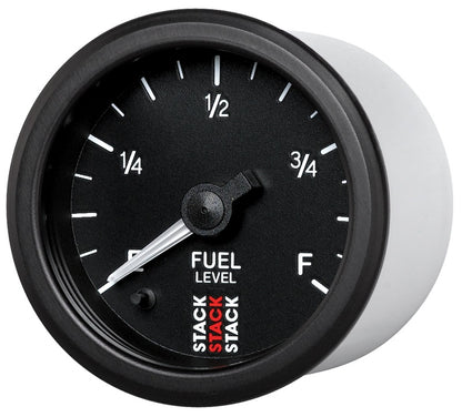 Autometer Stack Instruments 52mm 0-280 Ohm Programmable Pro Stepper Motor Fuel Level Gauge - Black ST3315 ST3315 User 2