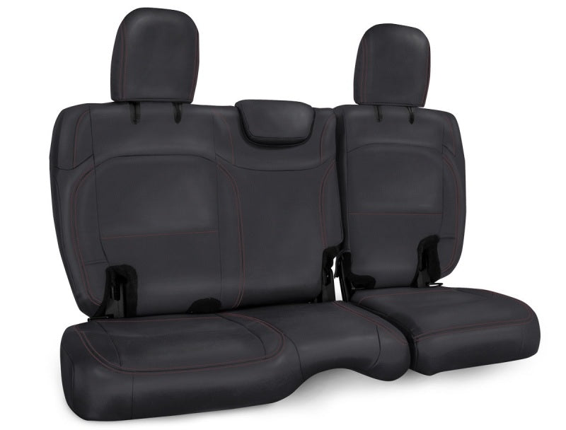 PRP Seats PRP 2018+ Jeep Wrangler JL/2 door Rear Bench Cover - Black with Red Stitching B041-01 B041-01 Photo - Primary