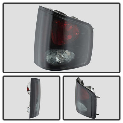 Spyder Chevy S10 94-04/Isuzu Hombre 96-00 Euro Tail Lights Blk Smke ALT-YD-CS1094-BSM 5078049 5078049 Photo - Unmounted