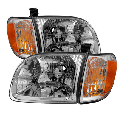 SPYDER Xtune Toyota Tundra Regular/Access 00-04 OEM Style Headlights & Corner Lights HD-JH-TTUN00-AM-C 9033315 9033315 Photo - Primary