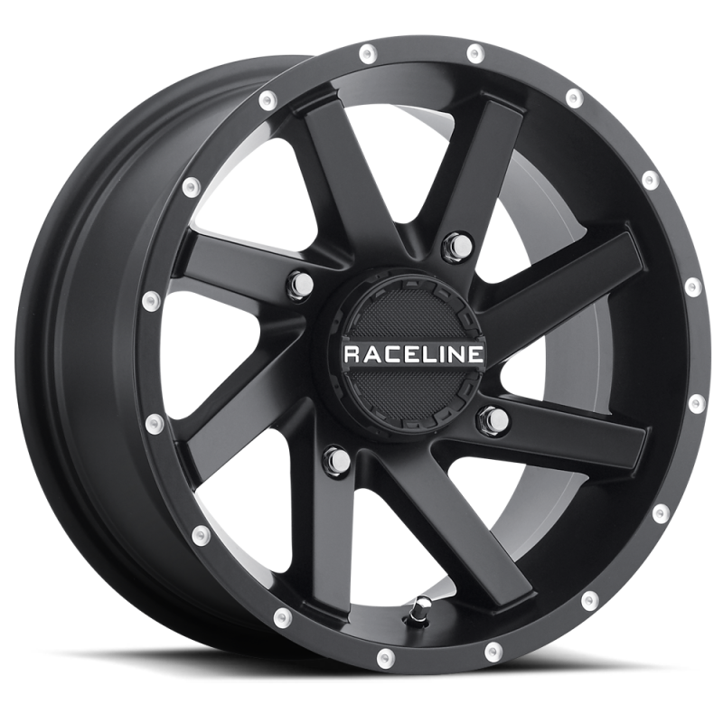 Raceline A82B Twist 14x7in / 4x137 BP / 10mm Offset / 110.18mm Bore - Satin Black Wheel A82B-47037-52 A82B-47037-52 Photo - Primary