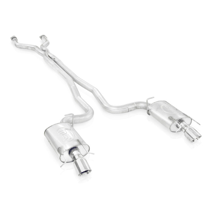 Stainless Works 2009-15 Cadillac CTS-V Wagon 3in Catback System X-Pipe Chambered Mufflers 4in Tips CTSV9WGCBC CTSV9WGCBC Photo - Primary