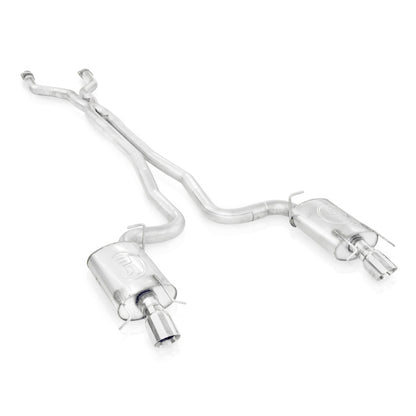 Stainless Works 2009-15 Cadillac CTS-V Wagon 3in Catback System X-Pipe Chambered Mufflers 4in Tips CTSV9WGCBC CTSV9WGCBC Photo - Primary