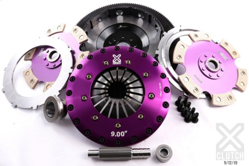 XCLUTCH XCL Clutch - 9in Twin Solid Ceramic Drivetrain Clutch Kits - Multi main image