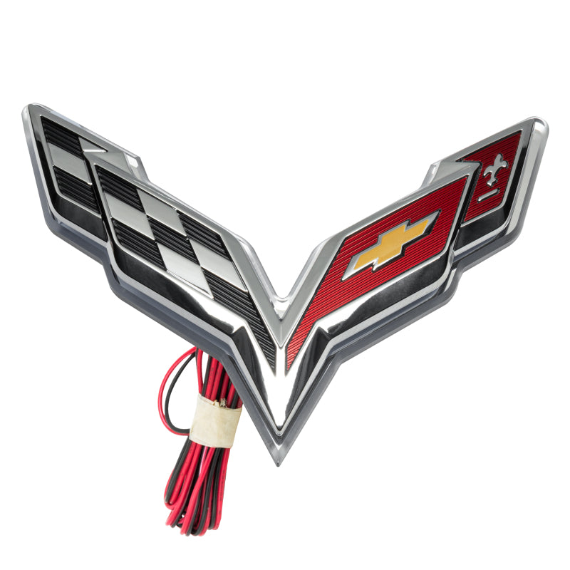 ORACLE Lighting Oracle Corvette C7 Rear Illuminated Emblem - Blue 3633-002 3633-002 Photo - Close Up