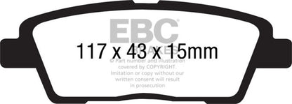 EBC Disc Brake Pad Set DP21881 Photo - Primary